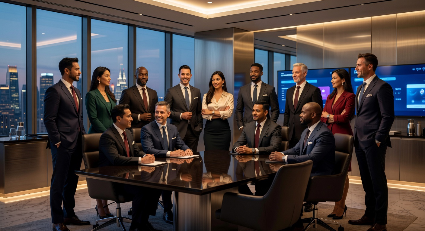 Professional team behind a luxury social casino digital platform